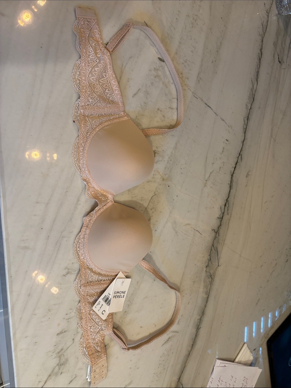 Simone Perele Blush Lace Underwire Bra - Picture 2 of 4